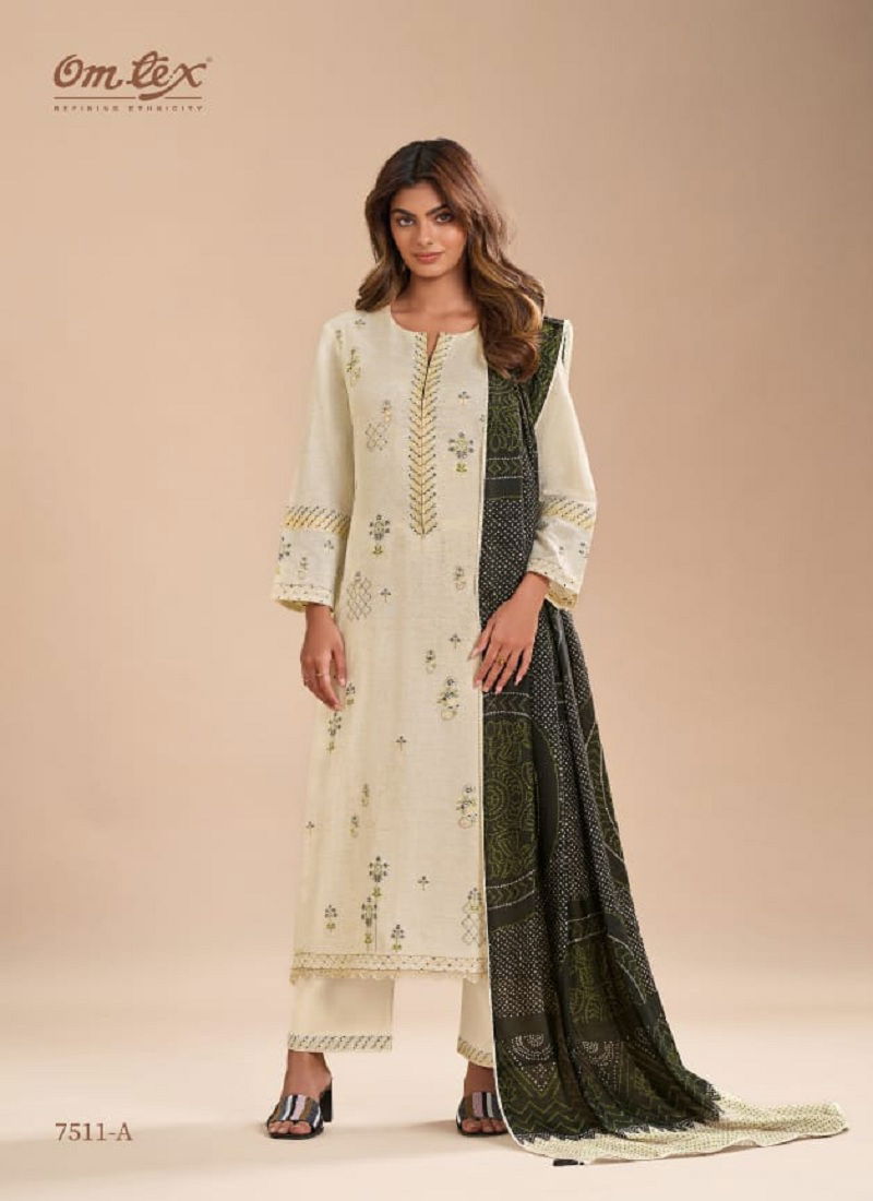 Ujala By Omtex Cotton Silk Jacquard Salwar Kameez Wholesale